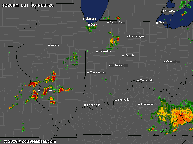 Indiana radar mosaic
